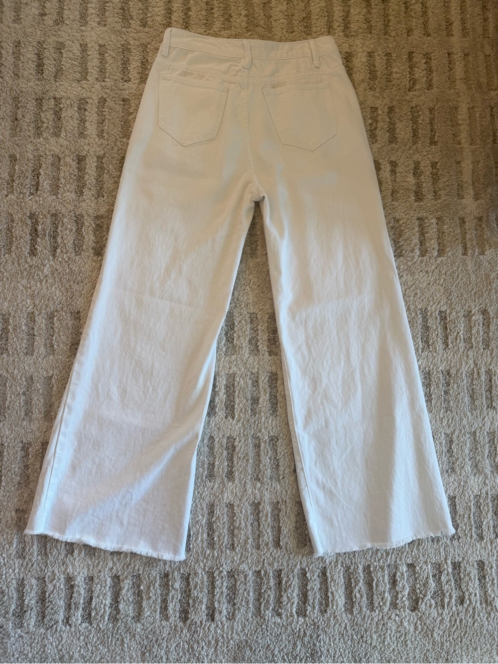 Superdown white Wide-Leg High-Rise Jeans